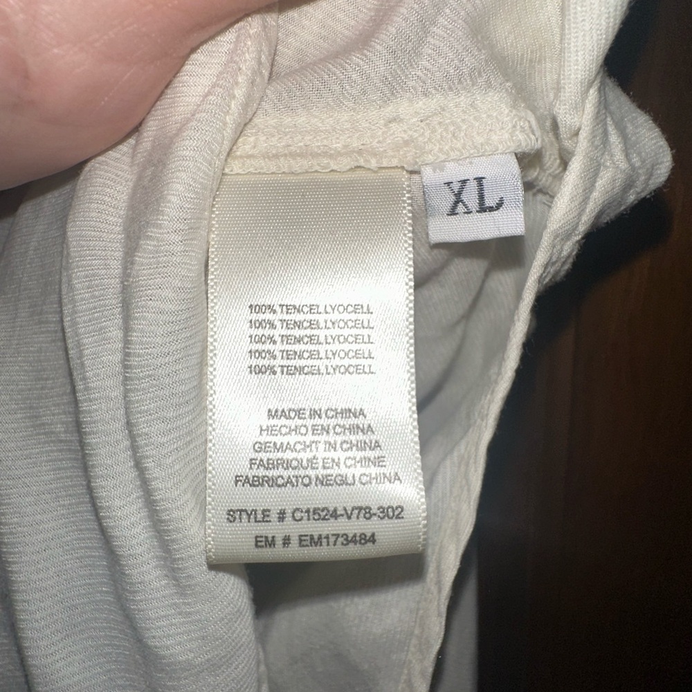 cloth and stone elastic neck button down shirt - Picture 6 of 7